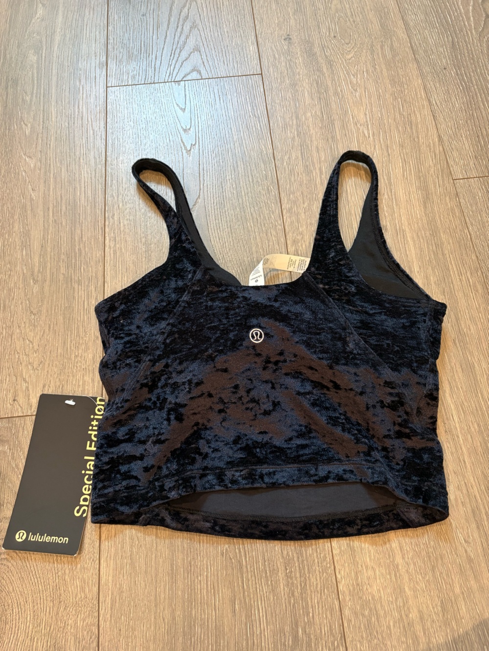 NWT Lululemon SPECIAL EDITION Align Tank *Crushed Velvet Black Size 6